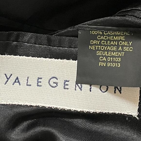 VTG LORO PIANA Pure Cashmere Houndstooth Blazer Suit Jacket SZ 44 - Picture 9 of 12